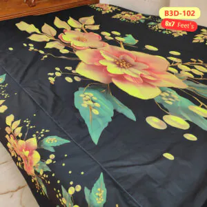3D Waterproof Bed Sheet-102-6X7 Feet's
