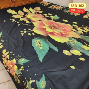 3D Waterproof Bed Sheet-102-6X7 Feet's