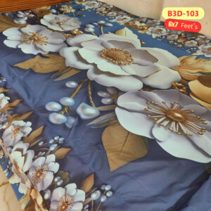 3D Waterproof Bed Sheet-103-6X7 Feet's